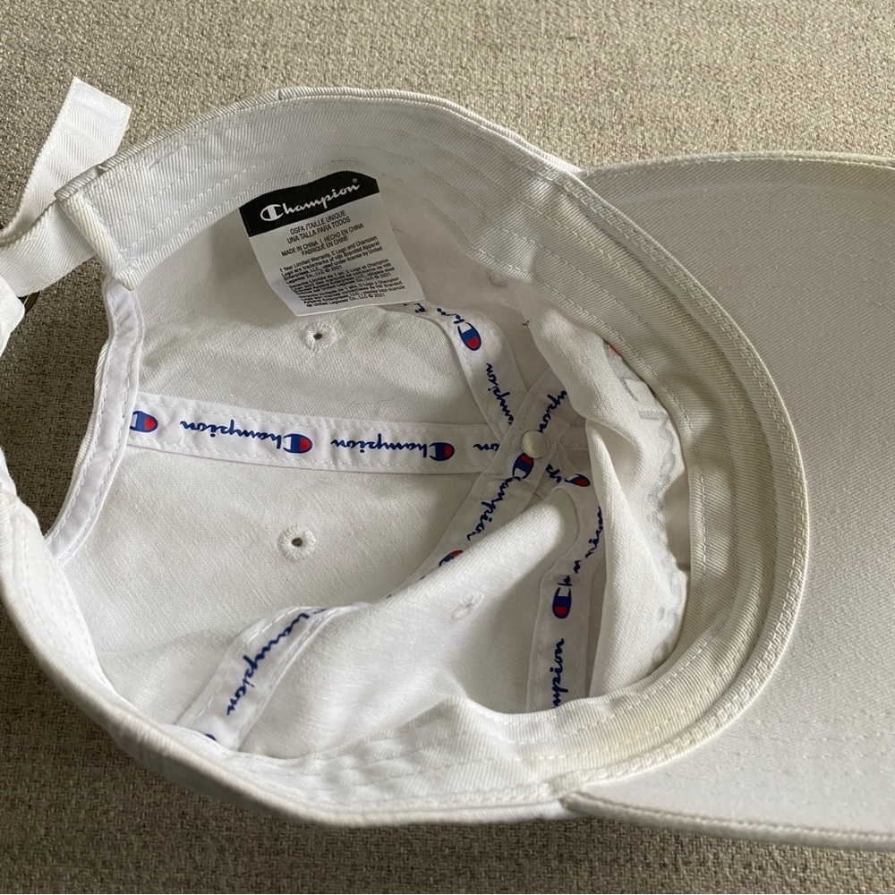 Champion White Logo Cap - Picture 3 of 3